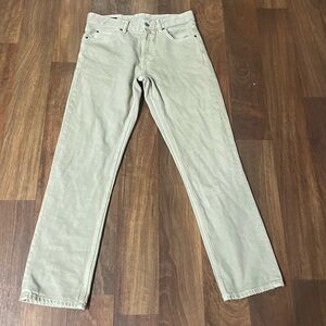Zara Men’s Regular Straight Medium Wash Khaki Jeans Size 30 NWOT